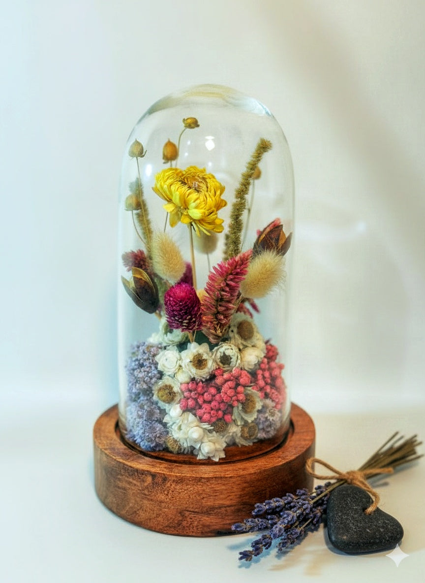 Eternal Dry Flowers Bloom Dome
