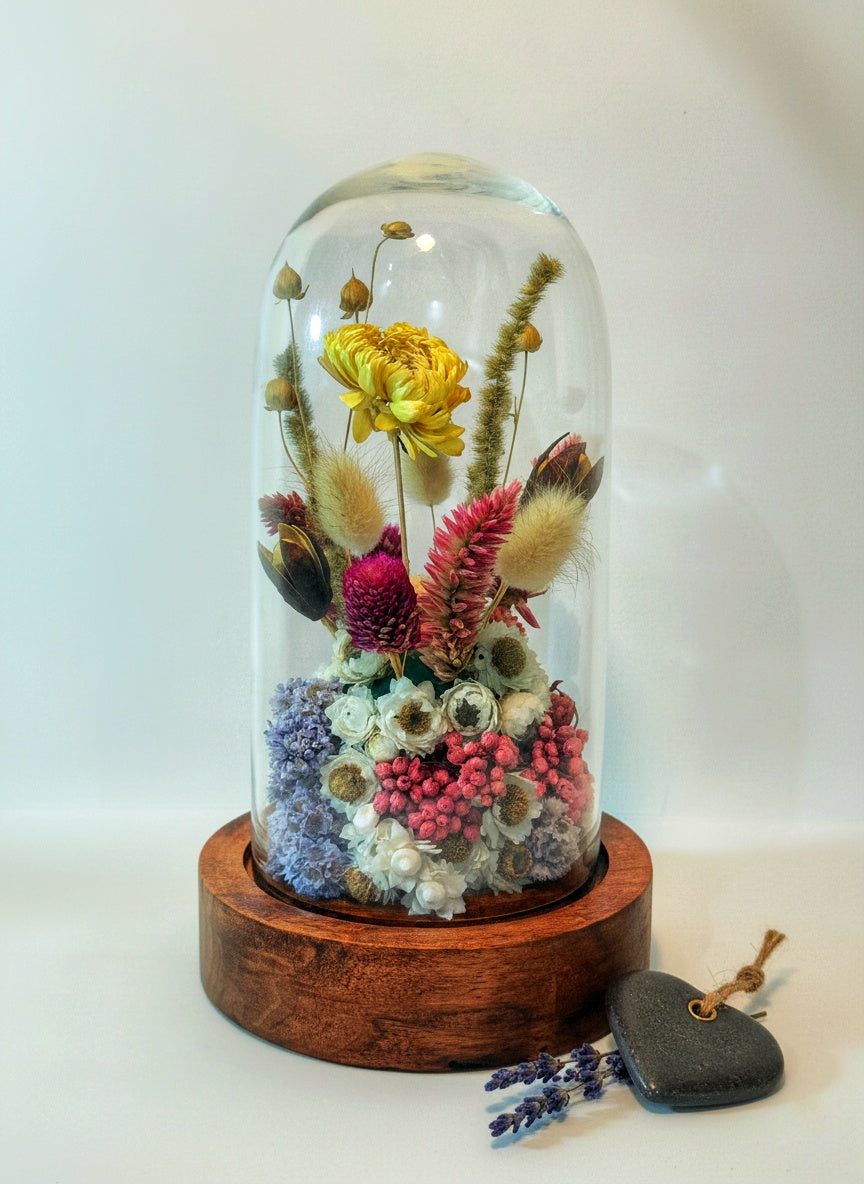Eternal Dry Flowers Bloom Dome
