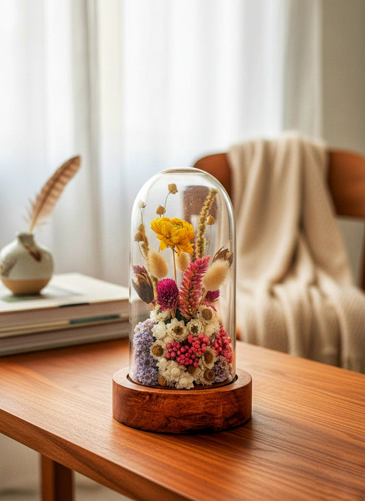 Eternal Dry Flowers Bloom Dome